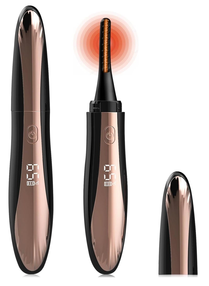 general Heated Eyelash Curlers Rechargeable Electric Eyelash Curler Eye lash Curler Lash Lift 4 Temperature Mode Type C Charge, Perfect Gift for Women - Image 1