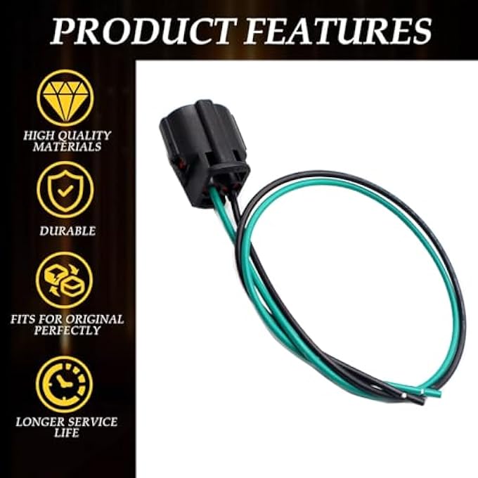 LIZAPUS Connector Pigtail Compatible with Chrysler Dodge Jeep Mitsubishi Alternator 9801-363 Wire Harness Plug - Image 2