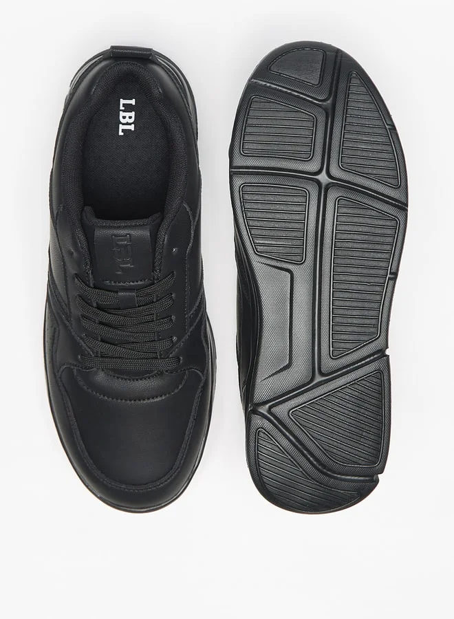 LBL by Shoexpress Solid Sports Shoes with Lace-Up Closure