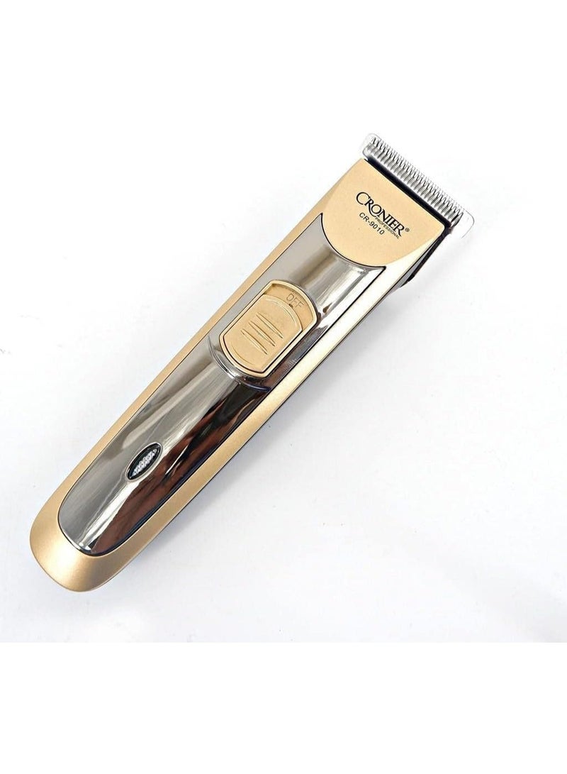 ماكينة قص الشعر الاحترافية المزودة بشفرات وبطارية قابلة لإعادة الشحن مثالية لتصفيف الشعر واللحية بسهولة في المنزل أو في صالون التجميل. - Image 1