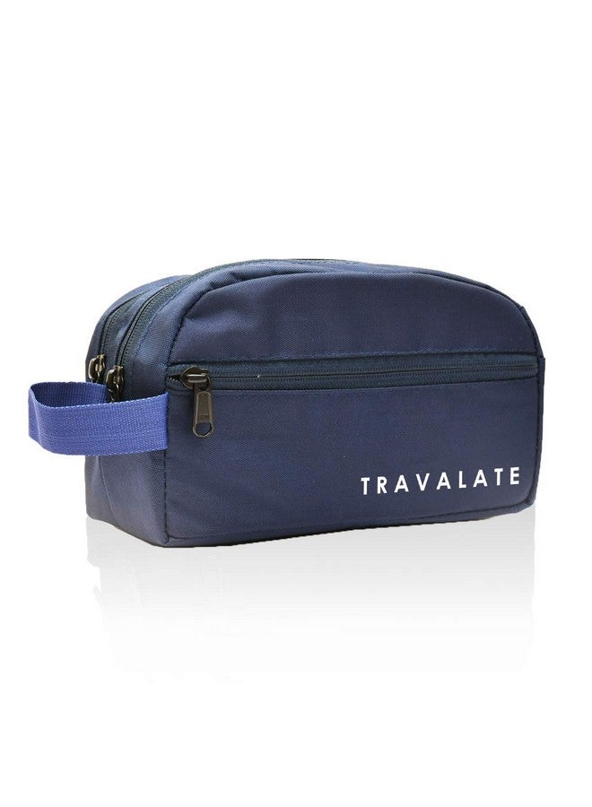 TRAVALATE Solid 9 Cms Cosmetic Pouch (M_TR137T_Blue) - Image 1