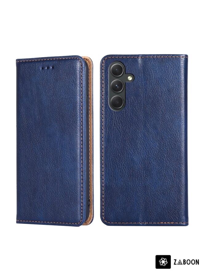 Zaboon Protective Case For Huawei P50 Pro Skin Feel Sun Flower Pattern Flip Leather  with Lanyard - Image 1