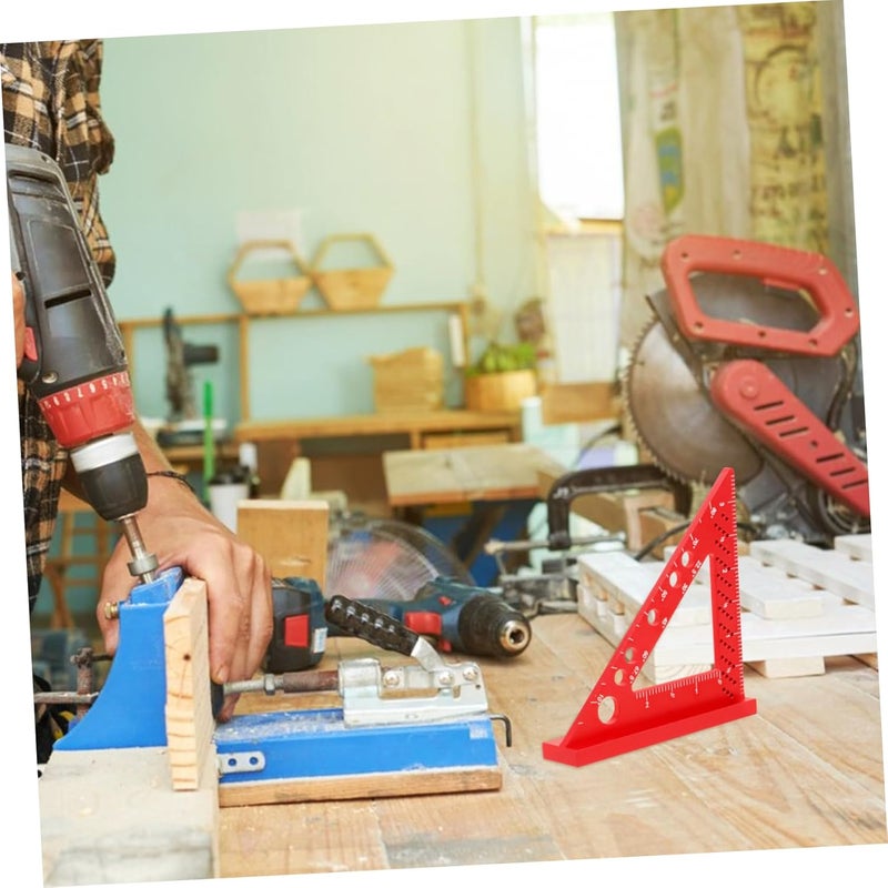 أداة مشبك الزاوية القائمة مسطرة التموضع الدقيق لأعمال النجارة قطعة واحدة - Image 4