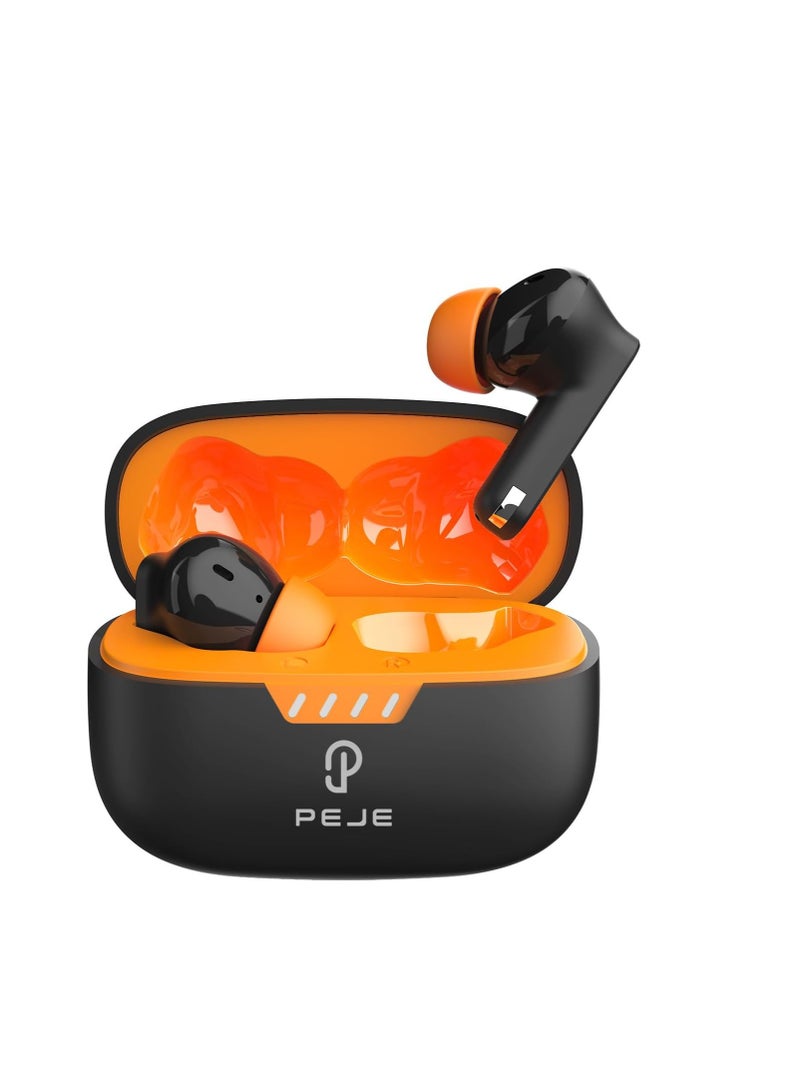 PEJE PEJE L11 Wireless Earbuds – Bluetooth 5.4, ANC, Powerful Bass, 7H Playtime, IPX4 Sweatproof, Fast USB-C Charging, AI Clear Call with Dual Mic – True Wireless For Gym/Music/Calls - Image 1