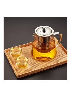 Borosilicate Glass Teapot 950 ML With Double Wall Glass 50 ML pack of 6 - pzsku/Z43DC576C2B1EEF69324EZ/45/_/1660217772/7143da8b-cc44-47f2-b278-92bd28f987bd