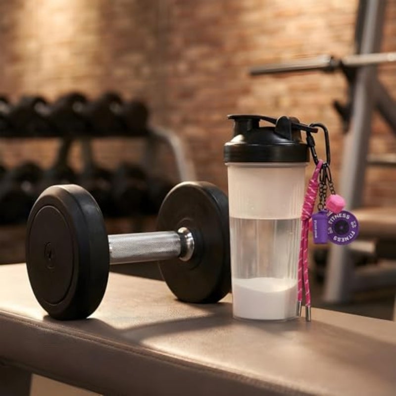 Gym Keychain, Silicone Dumbbell Weights Fitness Keychain Motivational Fitness Gifts Gym Key Chain for Gyms Lover - Image 4