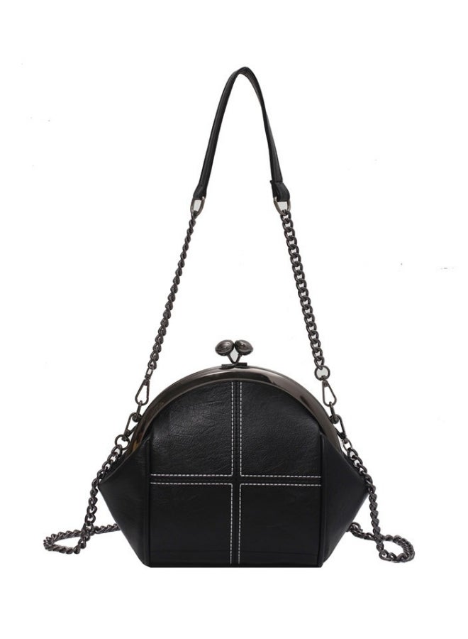 Women's PU Leather Shoulder Bag, Ladies Large Capacity Chain Crossbody Bag Sling Bag Side Bag Carry Bag, Daily Commuter/Banquet/Party/Campus Handbag Tote Bags Clutch Bag Satchel Bag for Girls/Students  - Image 1