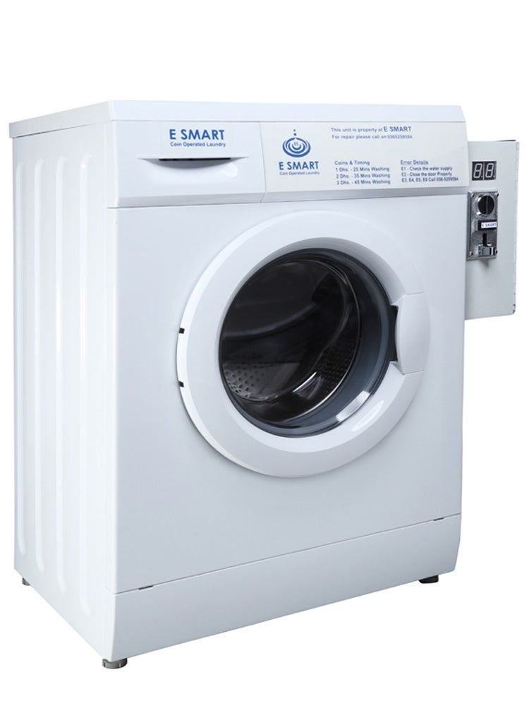 E SMART - E SMART 6 kg Coin Operated  Front Load Washing Machine - Image 1