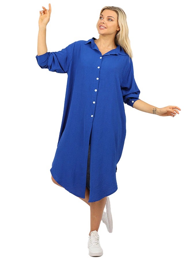 Zmurud Crepe Blouse -Plain  - Image 3