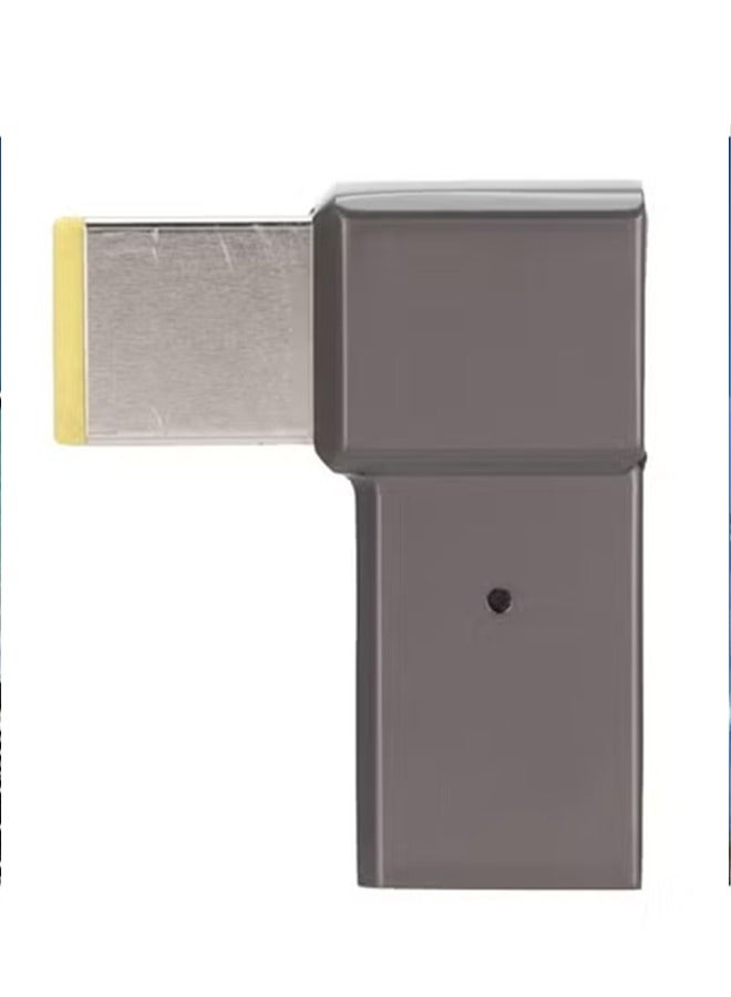 USB C to Slim Tip Adapter Portable 100W 5A PD Fast Charging Converter Adapter Trigger Converter Zinc Alloy Right Angle L-Shape USB Type‑C PD Adapter Compatible with Lenovo Yoga ThinkPad Series - Image 2