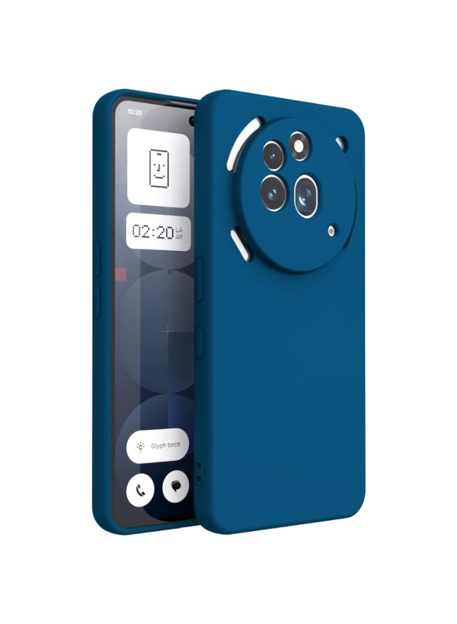 جراب لهاتف Nothing Phone 3a Pro مصنوع من السيليكون المرن غير اللامع لحماية الكاميرا، جراب خلفي لهاتف Nothing Phone 3a Pro - Image 1