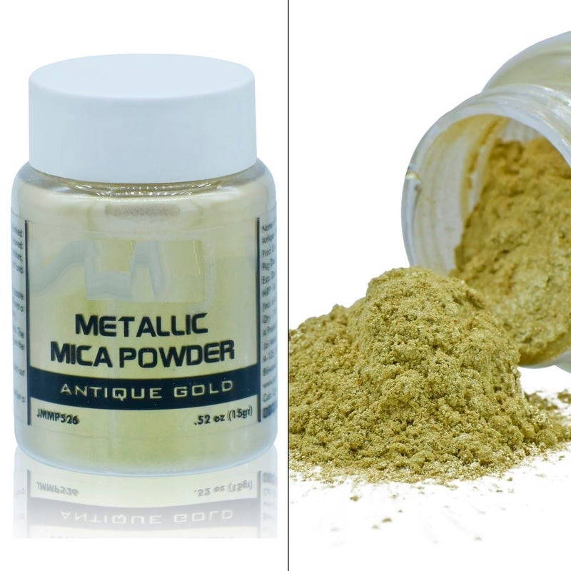 53 Arts 53ARTS® Metallic Mica Powder 15Gms Antique Gold - Image 1
