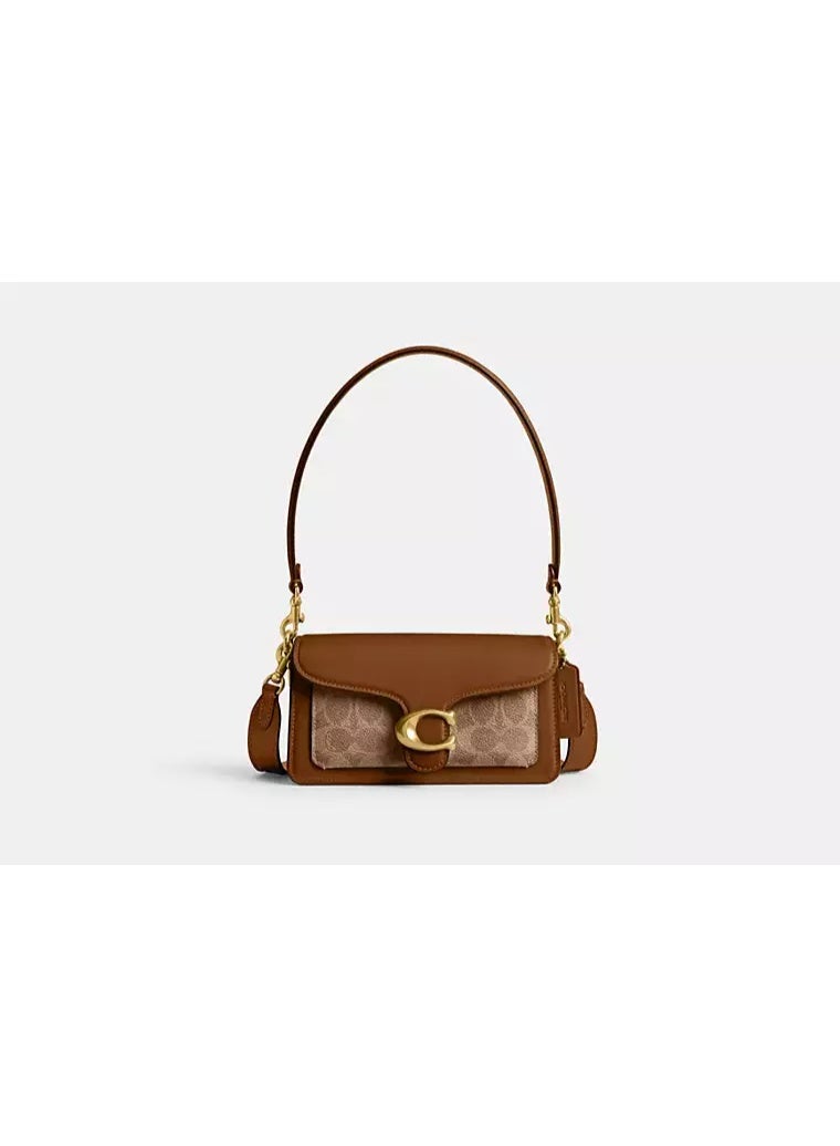 coachoutlet Coach Tabby Shoulder Bag 20 in Signature Canvas with Leather Trim – CY200 - Image 1