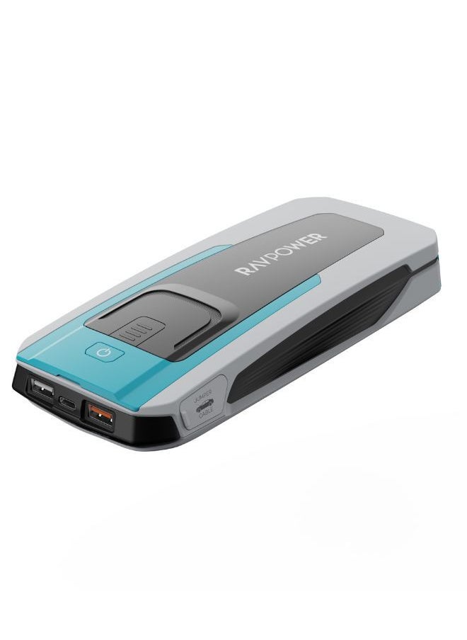 RAVPOWER RAVPower 3-in-1 Jump Starter with 16000mAh Power Bank & LED Flashlight  - Image 2