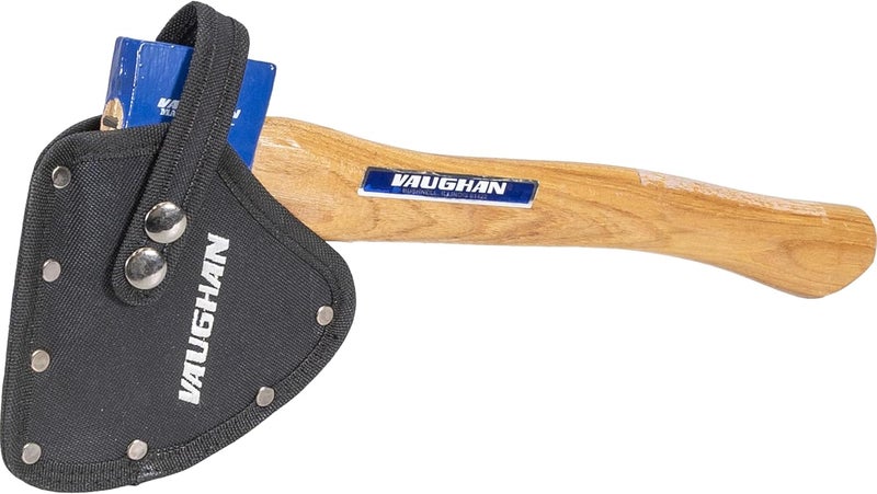Vaughan Hand Camp Axe, Made in The USA, with Sheath, Hickory Handle, VN33224 - Image 1