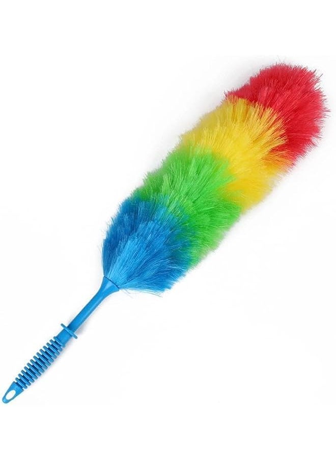 PROMASS - promass Upgrade Rainbow Static Feather Duster with Beandable and Washable Head - More Fibers Bigger Head and Brighter - Image 1
