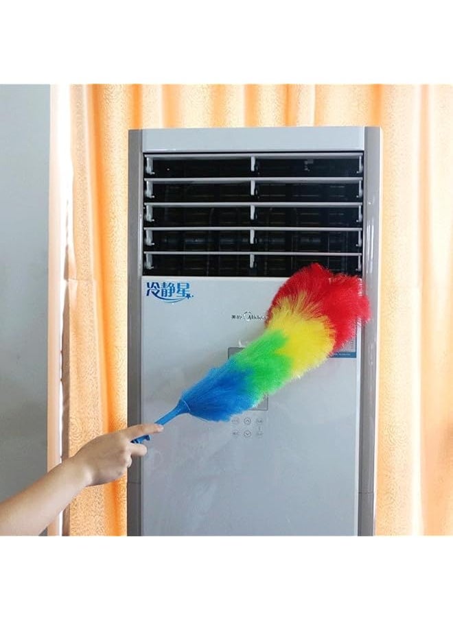 PROMASS - promass Upgrade Rainbow Static Feather Duster with Beandable and Washable Head - More Fibers Bigger Head and Brighter - Image 1