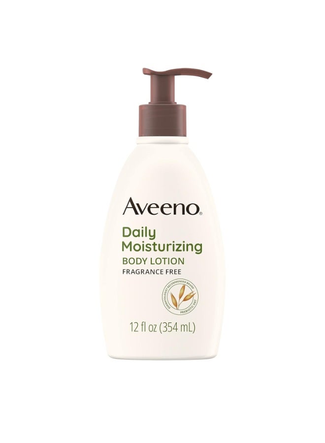 Aveeno Moisturizing Lotion, Fragrance Free,354ml - Image 1