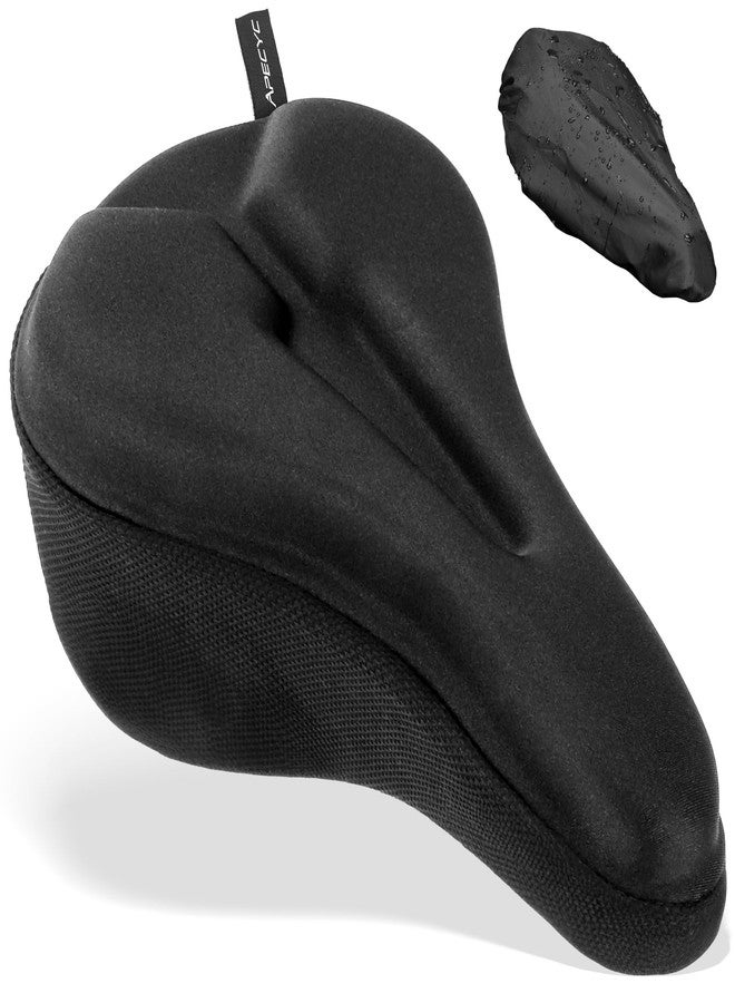 APECYC Bike Seat Cushion Gel Padded Saddle Cover for Men Women - Extra Padding Soft Comfort Bicycle Seat Cushion for Peloton, Stationary, Spin, Mountain, Road, Ebike (Narrow) - Image 1