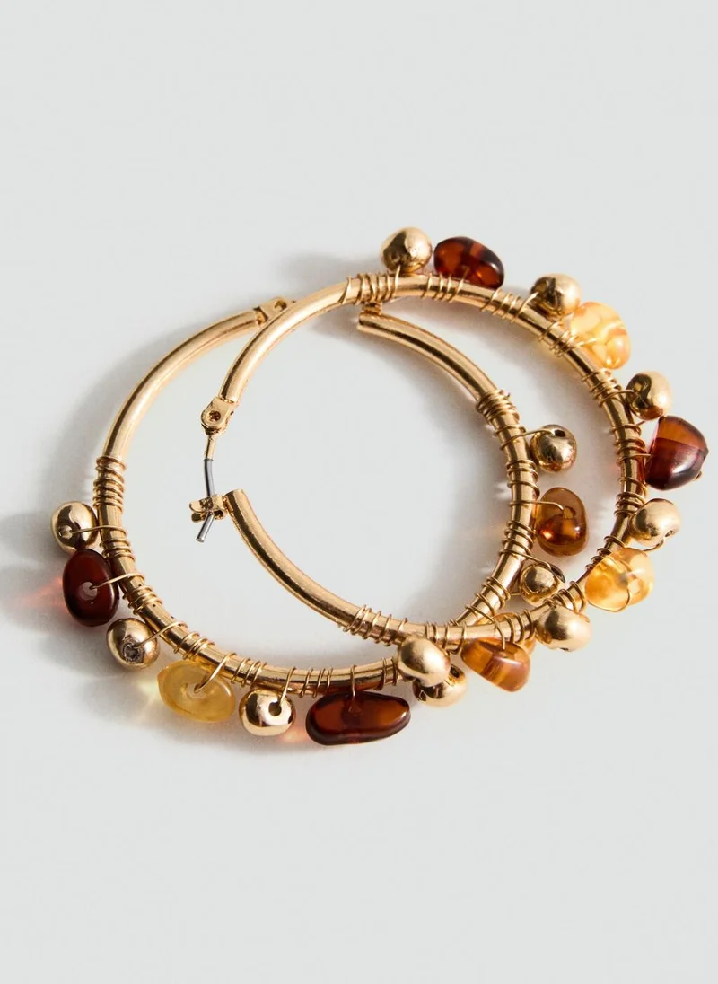 مانجو Combination Bead Earrings