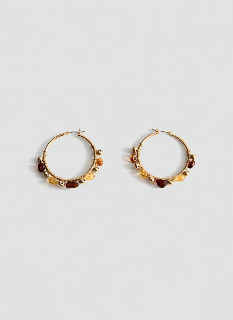 مانجو Combination Bead Earrings