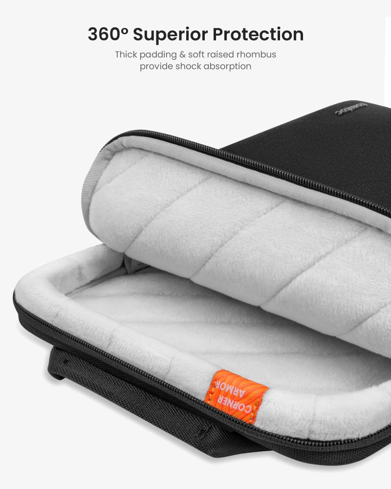 tomtoc DefenderACE 11 Inch iPad Case Sleeve Bag for 2025 11 Inch iPad Air M3 & iPad (A16), iPad Pro M4,M2&M1, 10.9-inch iPad 10 & Air 5, 10.2-in iPad 9, 360 Protection Spill-Water Resistant Tablet Sleeve Carrying Case - Image 4