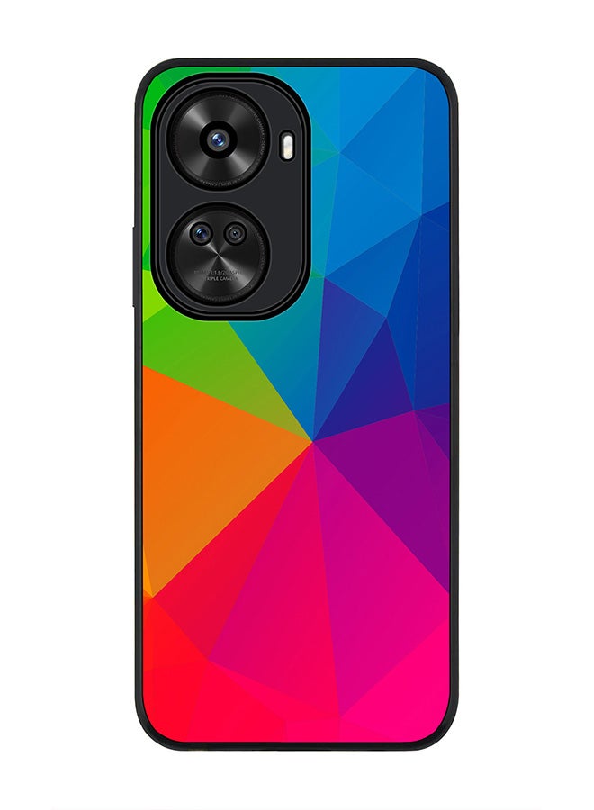 Stylizedd Rugged Black edge case for Huawei nova 12 SE / Huawei nova 11 SE 4G, Slim fit Case Flexible Anti Drop TPU Gel Thin Cover - Air, Water, Earth, Fire - Image 1