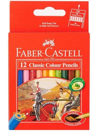 Faber-Castell Classic Colour Pencils Half Length 12 Pack - pzsku/Z43DD2514951B364113C9Z/45/_/1662025763/108c3b5e-b9b9-4cd7-85a4-5f9913e4f403