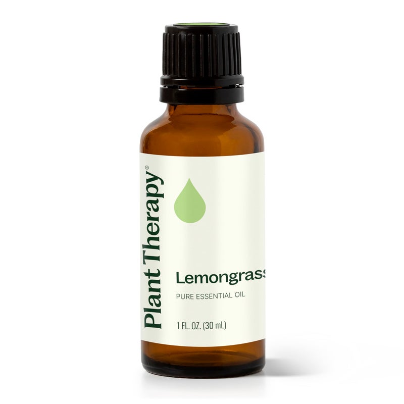 Plant Therapy Lemongrass Essential Oil 100 Pure Undiluted Natural Aromatherapy for Diffuser and Skin Therapeutic Grade 30 mL 1 oz