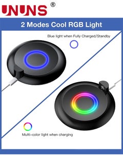 UNUNS Charging Dock For Pokemon GO Plus+,Charger Silicone Protective Covers Charge Station Accessories,RGB Charging Dock With Protective Case For Pokemon GO Plus Plus  - Image 2