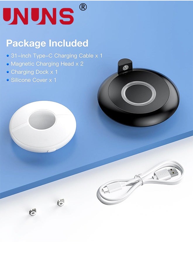 UNUNS - Charging Dock For Pokemon GO Plus+,Charger Silicone Protective Covers Charge Station Accessories,RGB Charging Dock With Protective Case For Pokemon GO Plus Plus - Image 1