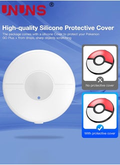 UNUNS Charging Dock For Pokemon GO Plus+,Charger Silicone Protective Covers Charge Station Accessories,RGB Charging Dock With Protective Case For Pokemon GO Plus Plus  - Image 5