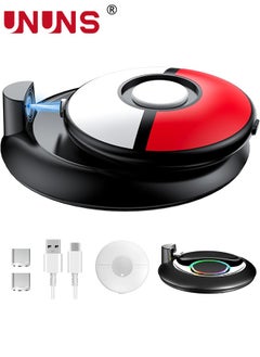 UNUNS Charging Dock For Pokemon GO Plus+,Charger Silicone Protective Covers Charge Station Accessories,RGB Charging Dock With Protective Case For Pokemon GO Plus Plus  - Image 4