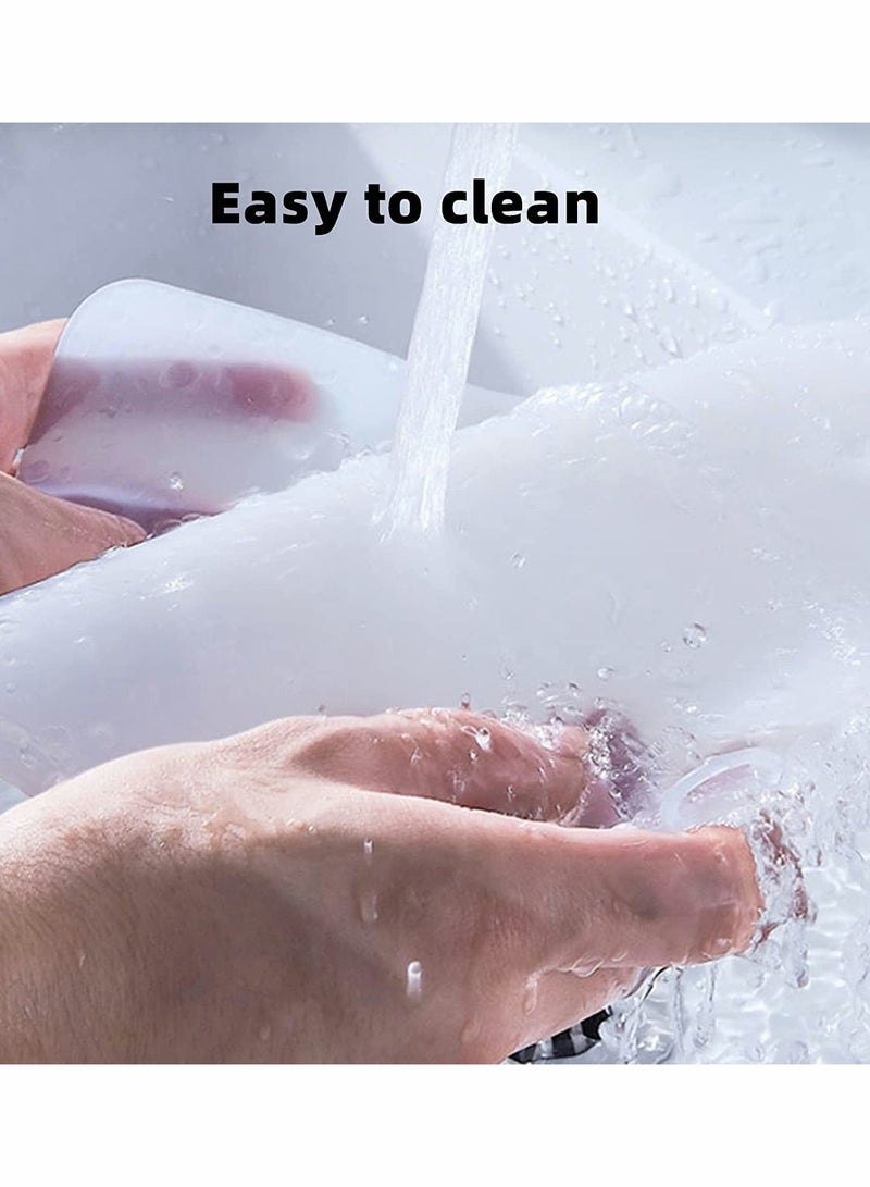 KASTWAVE 4 قطع غطاء تصريف، plugs تصريف الحمام، سدادة حوض، غطاء تصريف الصرف الصحي، حصيرة مطاطية مضادة للروائح، سدادة تصريف الدش، حصيرة مضادة للرائحة لتصريف الأرض، للمطبخ، الغسيل، المرحاض، رمادي (12 سم * 12 سم) - Image 3