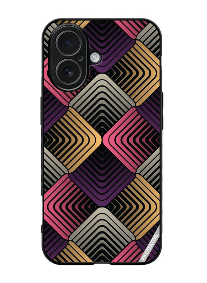 Protective Case Cover For Apple iPhone 17 Abstract 2 Design Multicolour