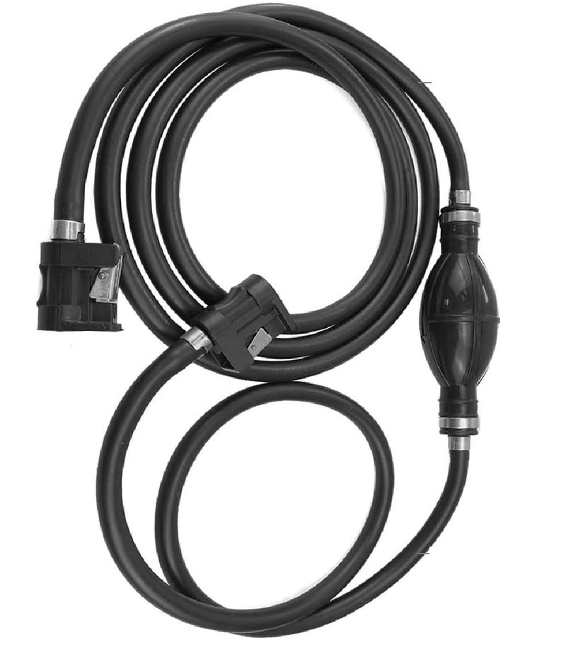 AUGREX 5/16'' 8mm Fuel Line Assembly, 10ft Fuel Hose Line Fit for Yamaha Outboard Marine Boat Motor, Fuel Gas Hose Line Assembly, Rubber - Image 1
