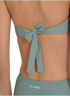 Joss Joss Women’s Olive & Green Swim Bodice – Adjustable Straps, Quick-Dry Elastic Fabric, Stylish and Comfortable for Pool & Beach Days  - Image 4