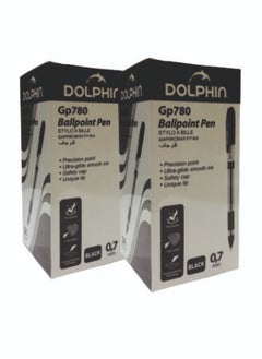 Dolphin 2 boxes Dolphin Ballpoint Pen Black GP780  - Image 1