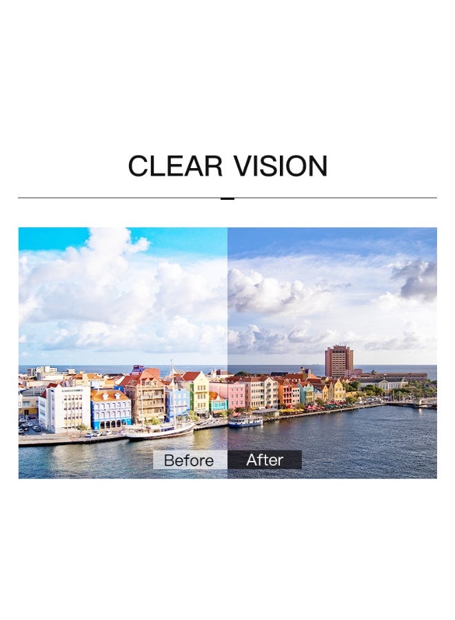 ABLE Women's fashionable and trendy cat-eye oversized sunglasses - UV400 protection, high-definition anti-glare, black frame. - Image 5