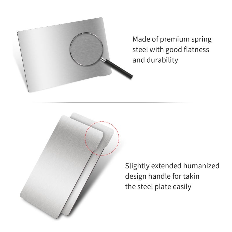 Flexible Steel Printing Platform 138x85mm Compatible With Creality Ld-002H - Magnetic Built Plate With Easy Lift Tabs For 3D Printer - Image 4
