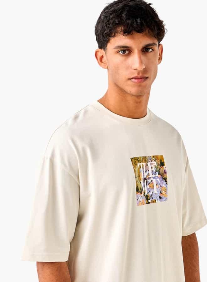 اس بي كاركترز تيشيرت بياقة دائرية وطبعات برسومات وأكمام قصيرة - Image 4