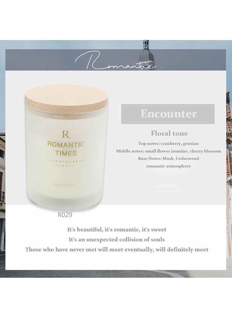 ROMANTIC TIMES Essential Oil Scented Candle Household Soy Wax Scented Mosquito Repellent Gift Scented Candle  - Image 1
