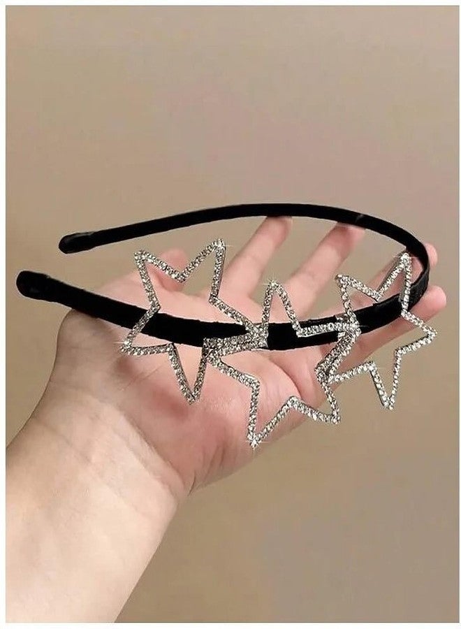 EvoNest Crystal Stars Rhinestone Headband, Fashion Hair Accessory for Girls (4 Years) - Image 5