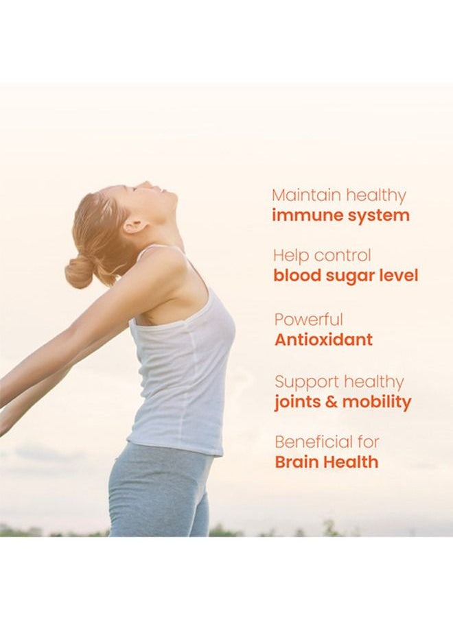 Gardeno Turmeric Curcumin with BCM 95, Superior Absorption Ultra Potent Formula with 95% Curcuminoids for Healthy Inflammatory Response, Immune, Liver & Joint Health - 60 Veg Caps  - Image 5