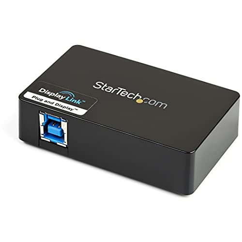 StarTech.com USB 3.0 to HDMI / DVI Adapter - 2048x1152 - External Video & Graphics Card - Dual Monitor Display Adapter Cable - Supports Mac & Windows, TAA (USB32HDDVII) - Image 1