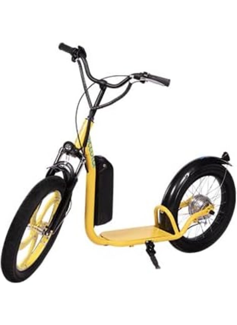 Glide - Glide 350W High-Speed Electric Kick Scooter with LED, Yellow - Image 1