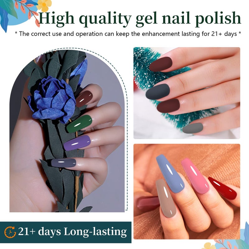 JODSONE 32 Colors Nail Polish Set With U V Light Manicure Nail Tools Nail Art Manicure Salon DIY at Home - Image 4
