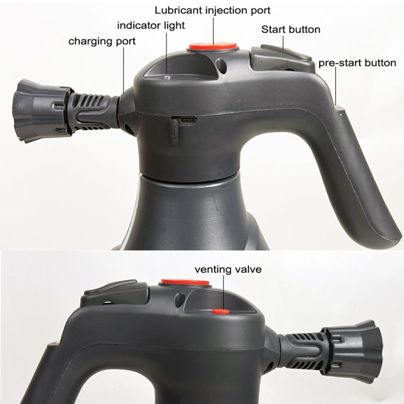 Electric Foam Sprayer 2L Wireless Car Washing Tool Foaming Pump Blaster Household Watering Sprayer for Car Washing Garden Plants Watering - Image 5