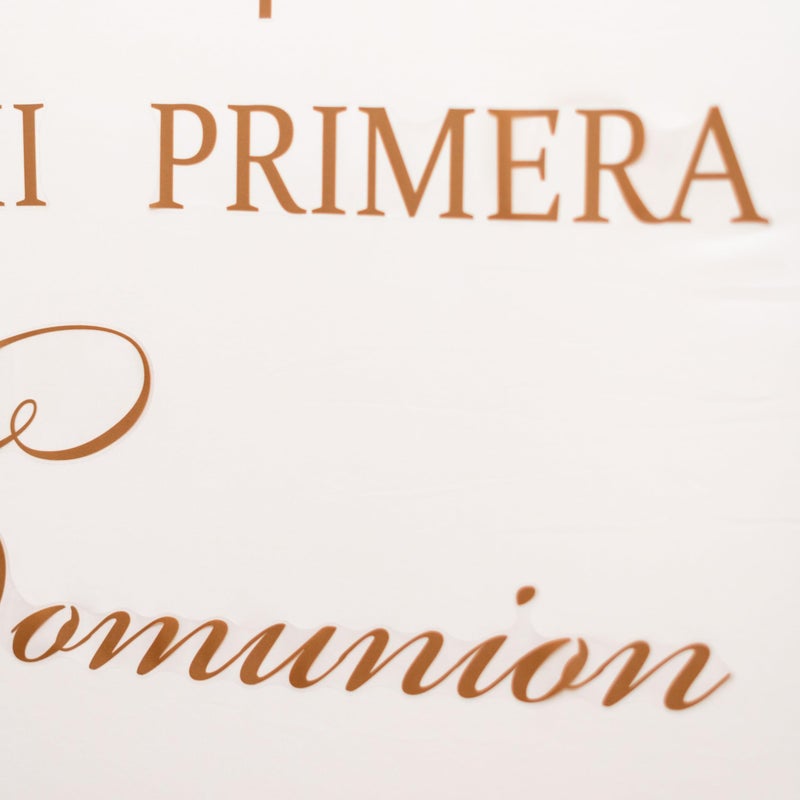 Capiont Caption God Bless Decal - Golden Baptism First Communion Party Decorations, God Bless Baptism Balloon Arch Decal for Boys Girls - Image 3