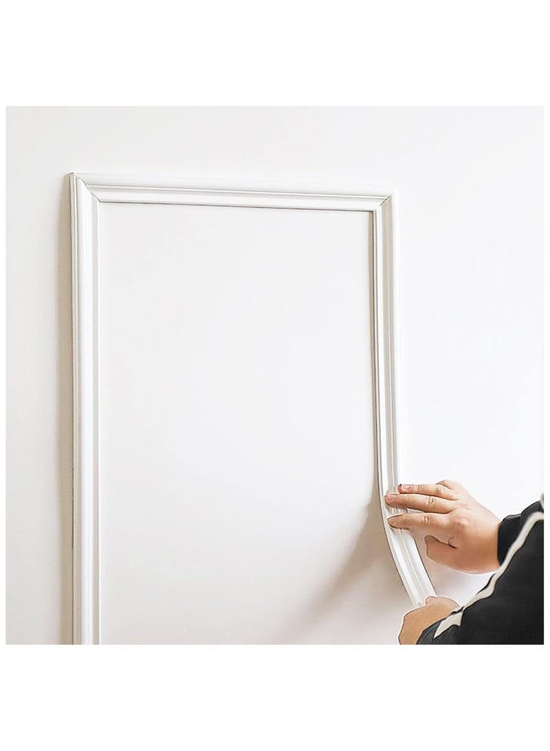 TriMold Peel and Stick Chair Rail Molding, Self-Adhesive Wall Trim for Home Decoration for Wall Protection, 3 m x 2.3 cm